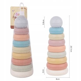 Wieża z krążków z piłeczką Askato Piramidka