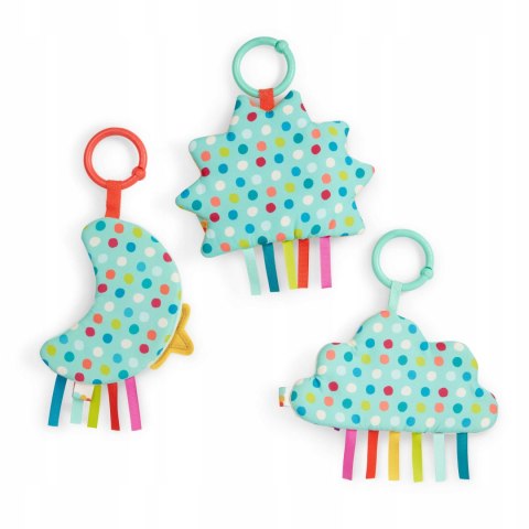Zestaw 3 Szeleszczących Przywieszek Sensorycznych b.Toys