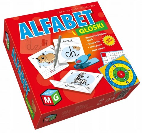 Alfabet i Głoski Piszę i Zmazuję Litery Multigra
