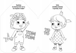 Cocomelon Książeczka Kredeczka Kolorowanka Naklejk Harperkids