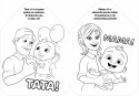 Cocomelon Książeczka Kredeczka Kolorowanka Naklejk Harperkids