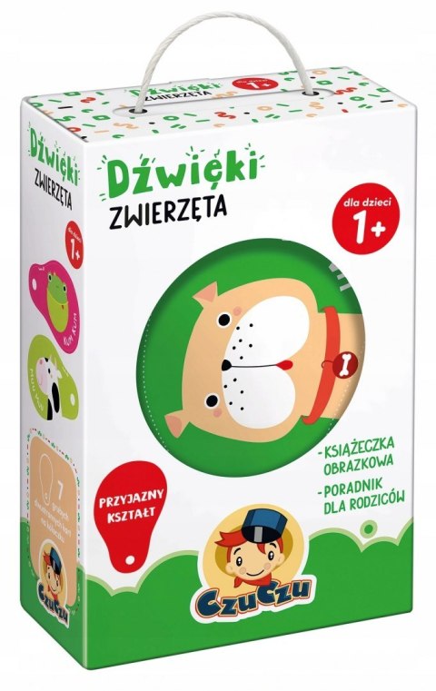 CzuCzu Zwierzęta książeczka na kółeczku 1+