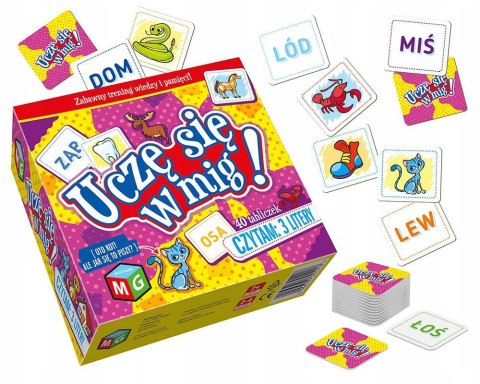 Czytam 3 Litery Uczę się w Mig Edukacyjna Multigra