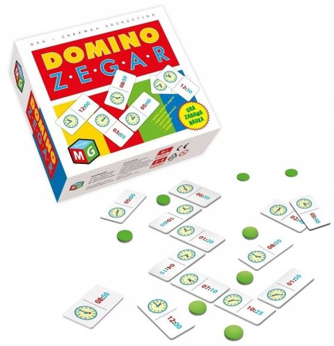 Domino Zegar Godziny Multigra Gra Edukacyjna