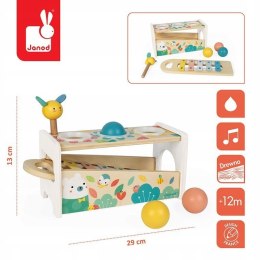 Drewniane Cymbałki z Kulodromem Pure, Janod