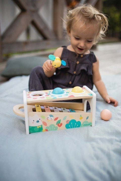 Drewniane Cymbałki z Kulodromem Pure, Janod