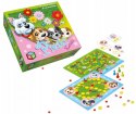 Gra Planszowa 2w1 Pieski Kwiatki Multigra 5+