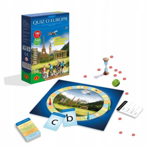 Gra Planszowa Quiz o Europie Mini Alexander
