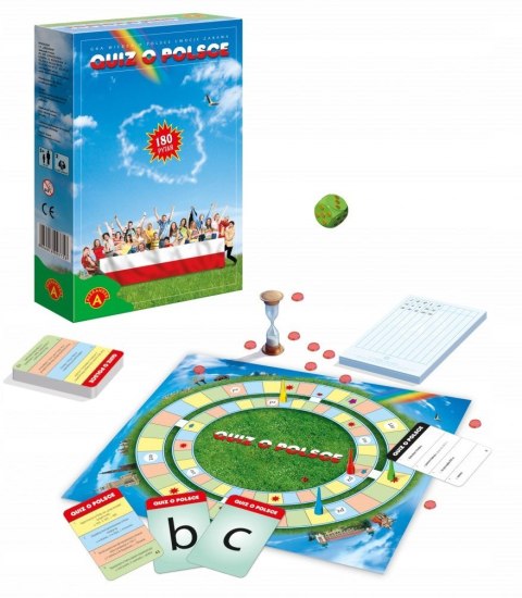 Gra Planszowa Quiz o Polsce Mini Alexander