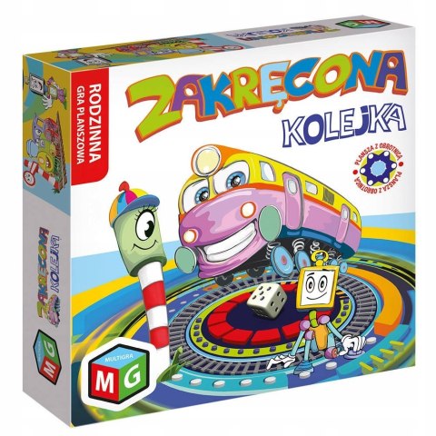 Gra Planszowa Zakręcona Kolejka 5+ Multigra