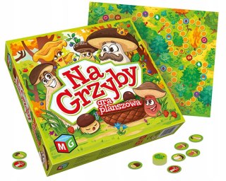 Gra Planszowa na Grzyby Multigra Grzybobranie