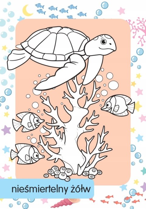 Kolorowanka z Tatuażami Magia Oceanu Tatuaże