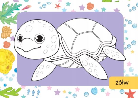 Kolorowanka z Tatuażami Morscy Przyjaciele Tatuaże