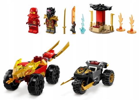 LEGO Ninjago 71789 Kai i Ras w pojedynku samochód