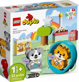 Lego 10977 Duplo Mój pierwszy szczeniak i kotek