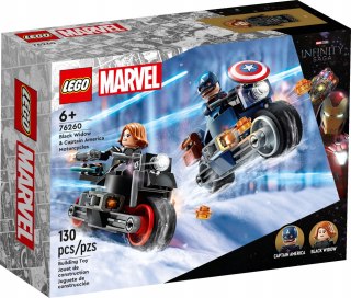 Lego Heroes 76260 Czarna Wdowa Kapitan Ameryka