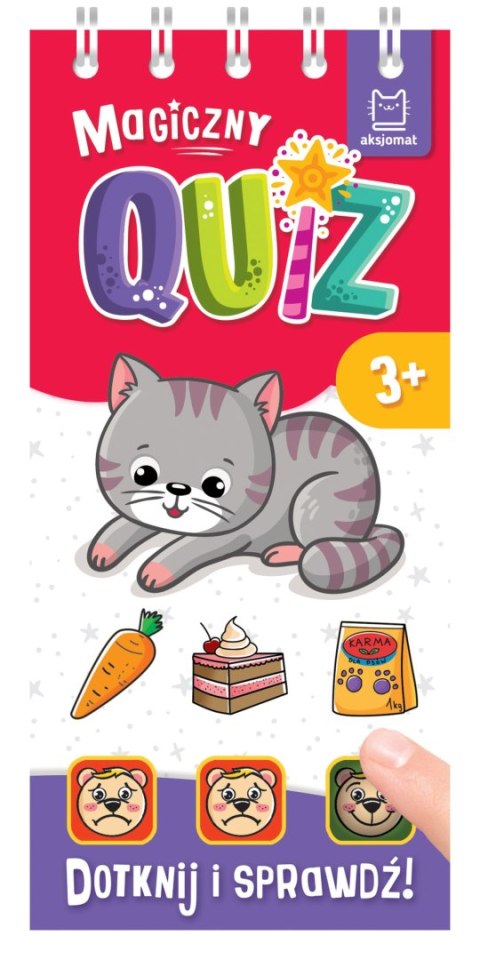 Magiczny quiz z kotkiem Dotknij i sprawdź! 3+ Aksjomat