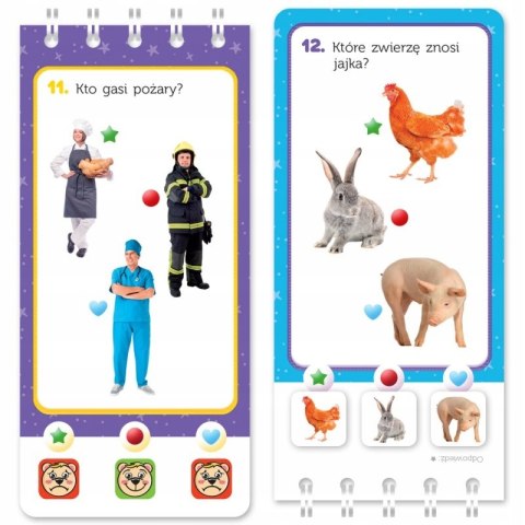 Magiczny quiz z liskiem Dotknij i sprawdź! 3-4+ Aksjomat