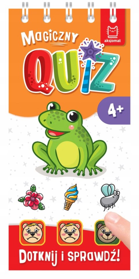 Magiczny quiz z żabką Dotknij i sprawdź! 4+ Aksjomat