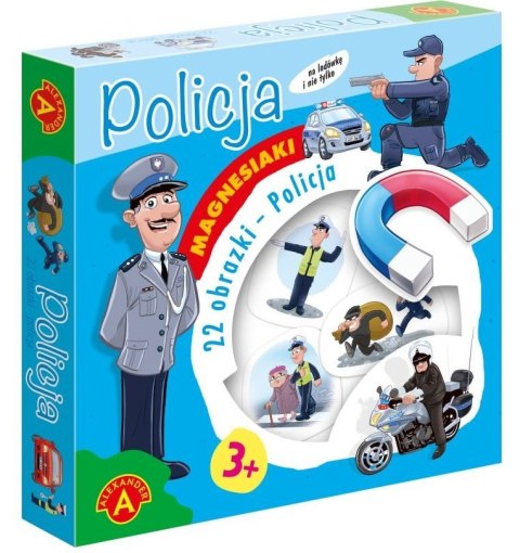 Magnesiaki Policja Magnesy na Lodówkę Alexander