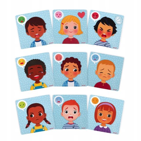 Magnetyczna układanka Emocje Janod 2+