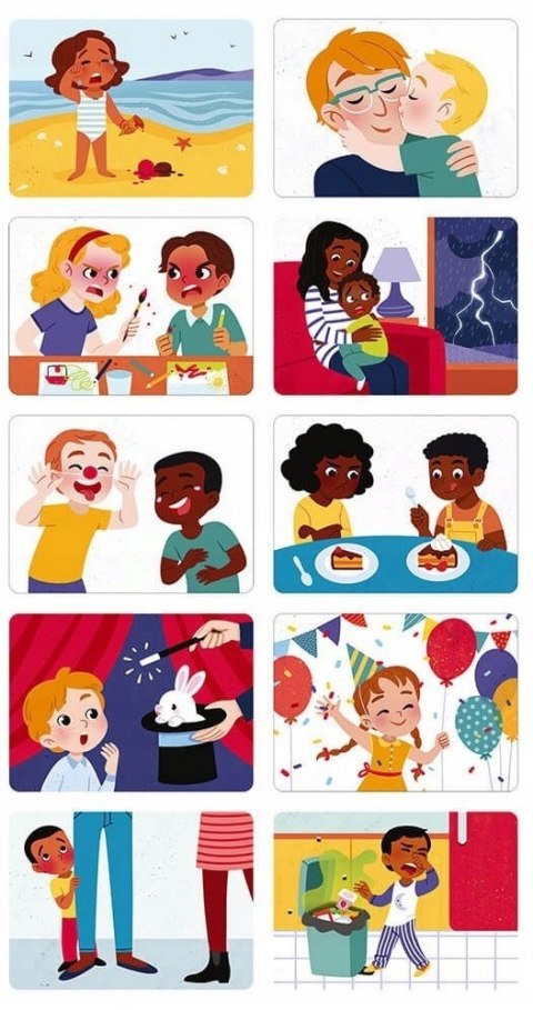 Magnetyczna układanka Emocje Janod 2+