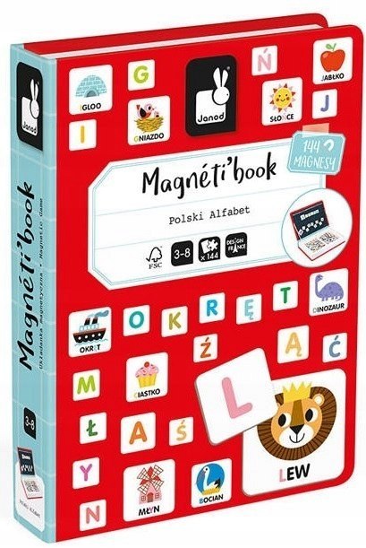 Magnetyczna układanka Polski Alfabet Janod