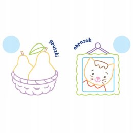 Maluch Koloruje i Nakleja z Kotkiem Gruby Obrys Aksjomat