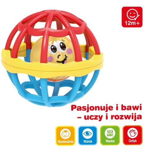 Miękka piłka z grzechotką Askato Piłeczka