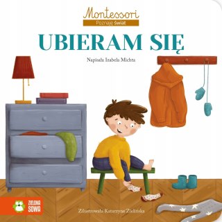 Montessori Poznaję świat Ubieram się Zielona Sowa