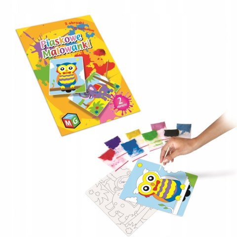 Piaskowe Malowanki Sowa i Słoń Piaskowa Multigra