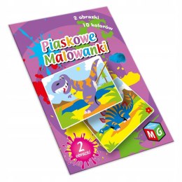 Piaskowe malowanki Dinozaury Piaskowa Multigra