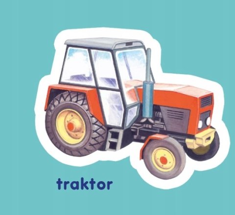 Pojazdy Harmonijka dla Malucha Obrazkowa Auta