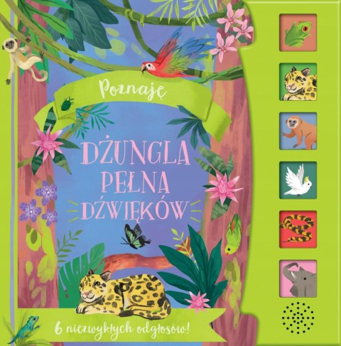 Poznaję Dżungla Pełna Dźwięków 6 Odgłosów