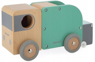 Śmieciarka drewniana Bolid 2+, Janod Zabawka Auto