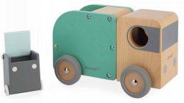 Śmieciarka drewniana Bolid 2+, Janod Zabawka Auto