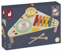 Stolik muzyczny Sunshine 12m+, Janod Drewniany