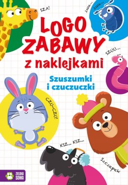 Szuszumki i Czuczuczki Logozabawy z Naklejkami Zielona Sowa