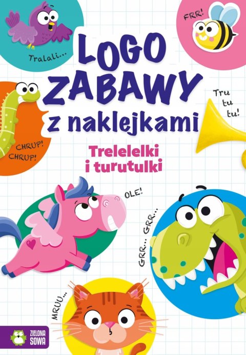 Trelelelki i Turutulki Logozabawy z Naklejkami Zielona Sowa