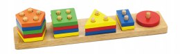 Viga Drewniane Klocki z sorterem 15 elementów