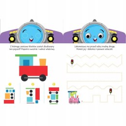 Wesoła lokomotywa. Książeczka z ruchomymi oczkami