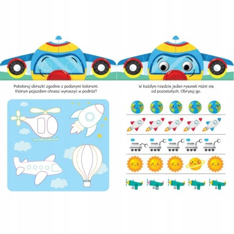 Wesoły samolocik. Książeczka z ruchomymi oczkami