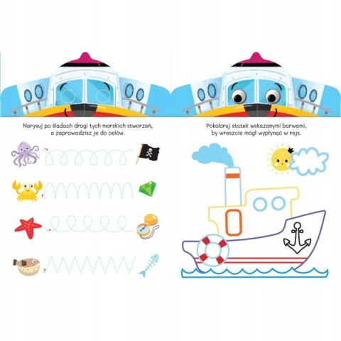 Wesoły stateczek. Książeczka z ruchomymi oczkami