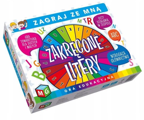 Zakręcone Litery Gra Edukacyjna Multigra Literki