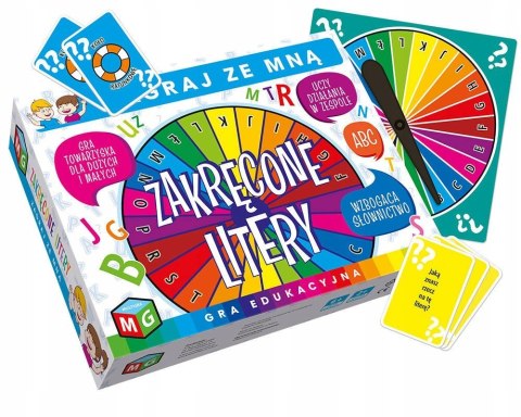Zakręcone Litery Gra Edukacyjna Multigra Literki