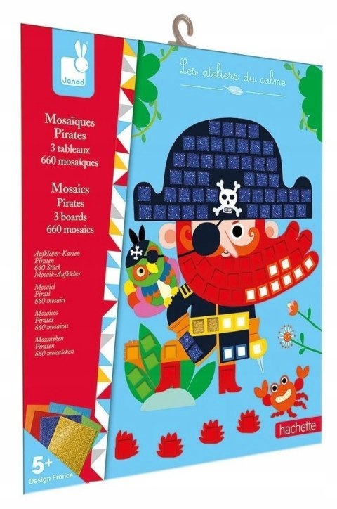 Zestaw kreatywny Mozaika Piraci 5+, Janod