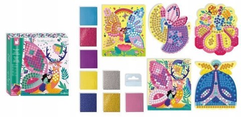 Zestaw kreatywny Mozaika Wróżki 5+ Janod Mozaiki