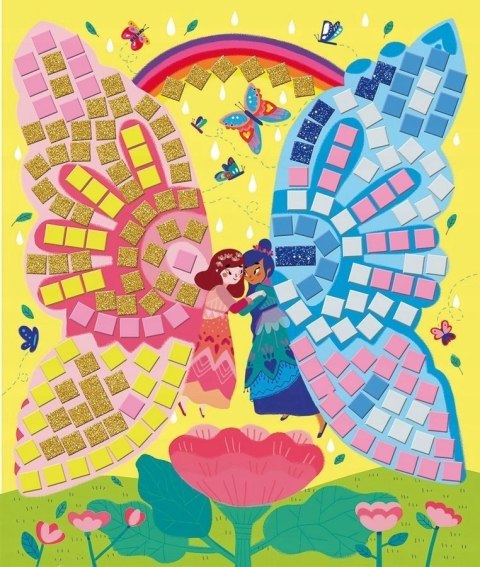 Zestaw kreatywny Mozaika Wróżki 5+ Janod Mozaiki