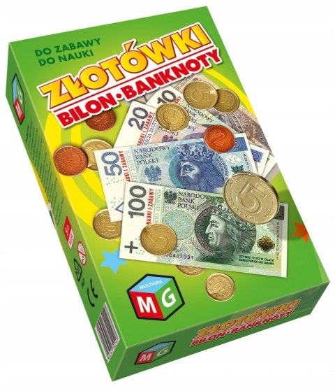 Złotówki Bilon i Banknoty Pieniądze Multigra
