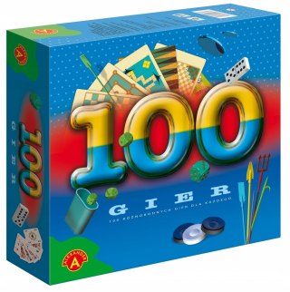 100 Gier Zestaw Gry Planszowe Alexander Warcaby